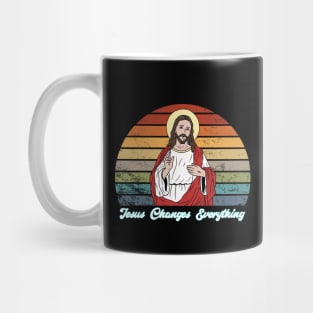 Jesus changes Everything Vintage Mug